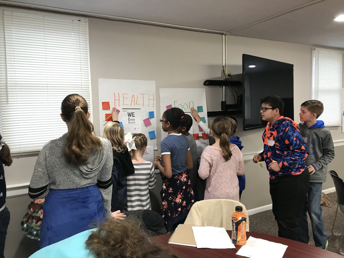 GT Leadership students discussing global and local issues that are important to them.