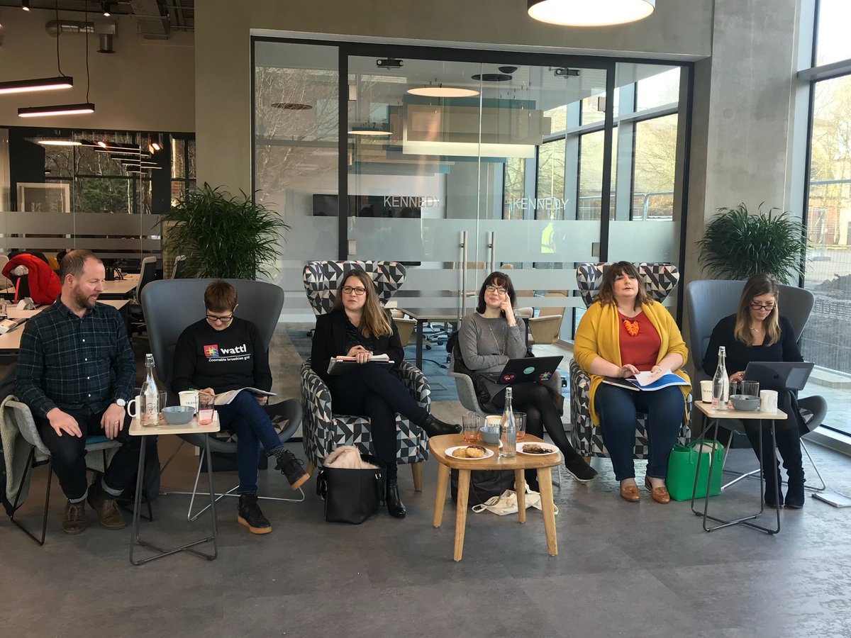 wattl's tweet photo. Great to be part of Cisco's @cityverve @TweetsbyMSP #PTYF Dragons Den event this morning. Inspiring to watch the tech solutions all the girls pulled together in just 4 days. @damianpayton @emmaryan @EmsThompson14 Anne Dornan @Katherine_Ann Lynne Smith https://t.co/y7efPgAVWJ