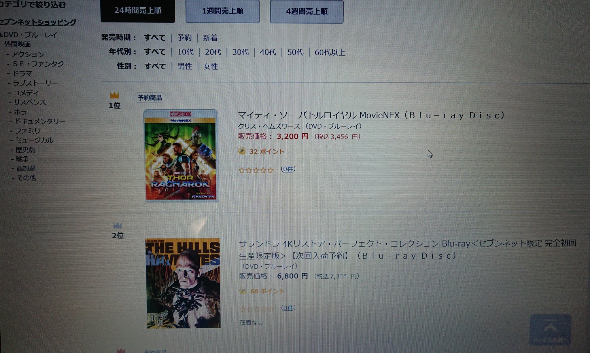 Junichi 是空 Llc サランドラ 4kリストア パーフェクト コレクション Blu Rayセブンネット限定 完全初回生産限定版 セブンネットショッピングdvd ブルーレイ外国映画24時間ランキングで2位 ホラーランキングで1位です 驚き ありがとうござい