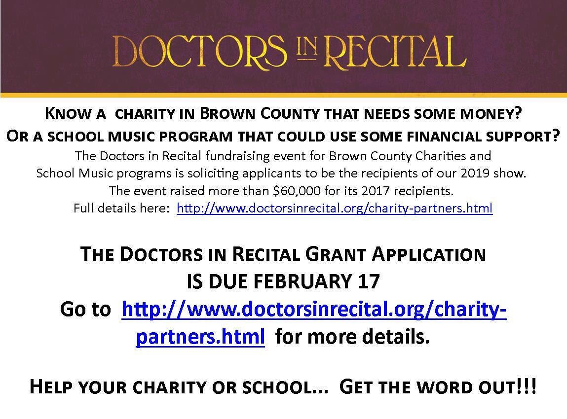 Please retweet! Spread the word -looking for our 2019 recipients!