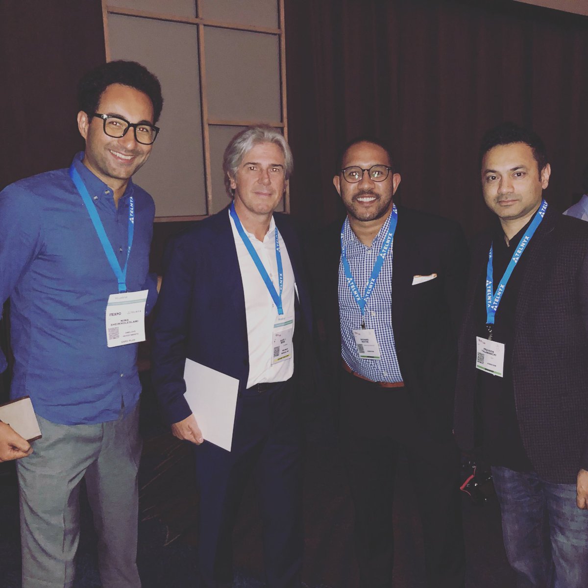 richard_waithe's tweet photo. @pravvy and I meeting with other people doing crazy things with blockchain and healthcare. I was able to get some great footage of him pitching #KindCoin at the #ITEXPO for an upcoming Netflix documentary. #Bekindr https://t.co/CbZvcXwA6l