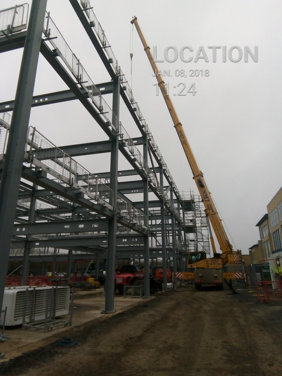 _MSSLTD's tweet photo. Here's a selection of photos taken during the erection of the Civil Engineering Building at Cambridge University that we have detailed for @BKStructures  @ramboll_uk  @SDCBuilders https://t.co/ZOc3dy0CcH