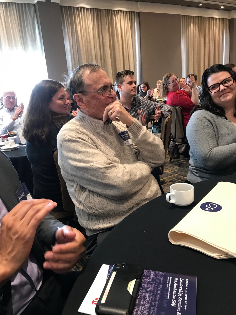 SheilaBenny's tweet photo. Honored to sit with Dr. Gerald Hawkins at the 1st annual leadership &amp; service conference and 50th anniversary of Caldwell Fellows Leaders https://t.co/jlniKLBWoY