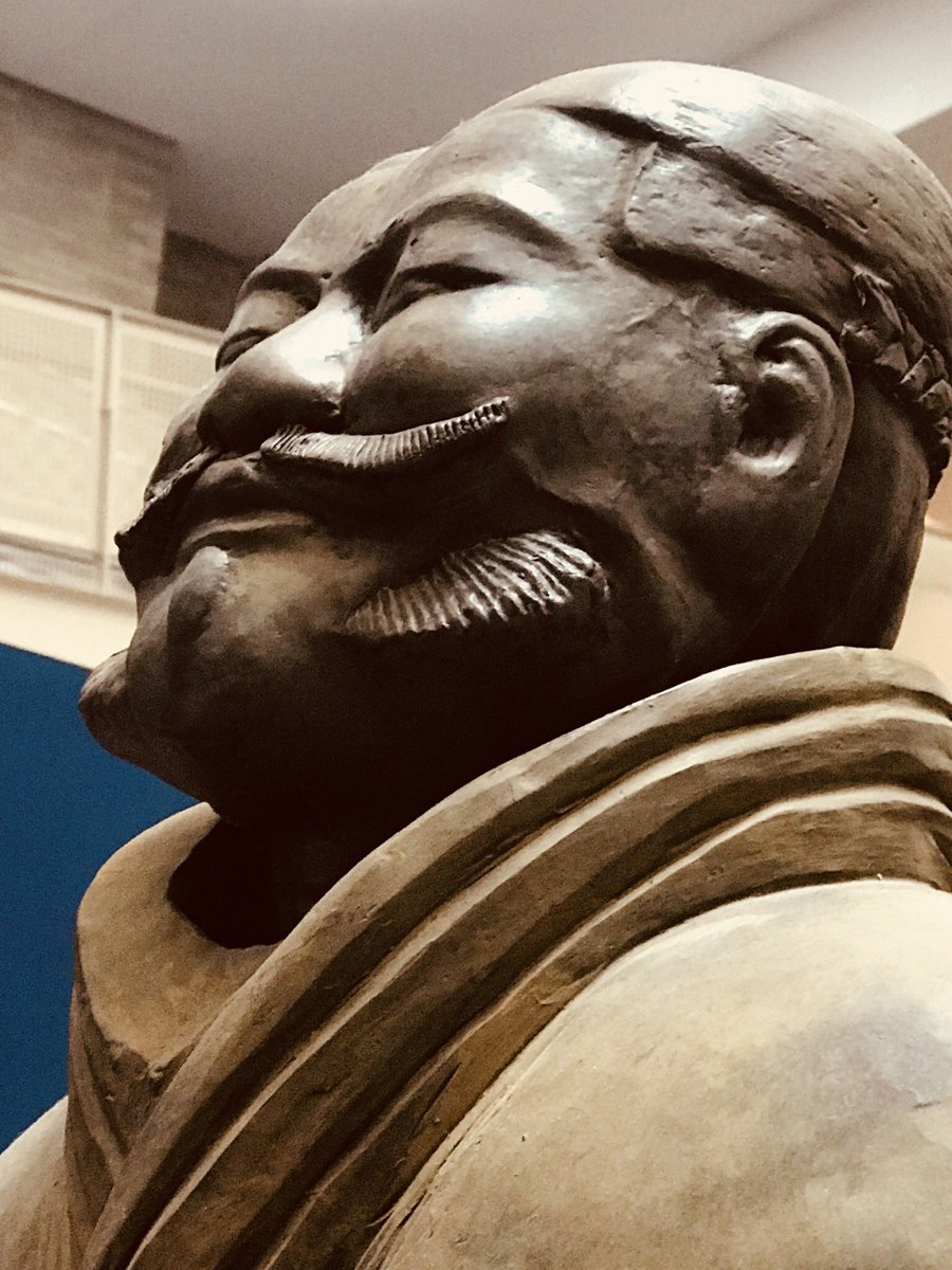 Creating “opportunities not obstacles” for the CB Art Department’s inservice today! #history #inspiration #terracottawarriors <a href="/gcouros/">George Couros</a> @CBSDInfo