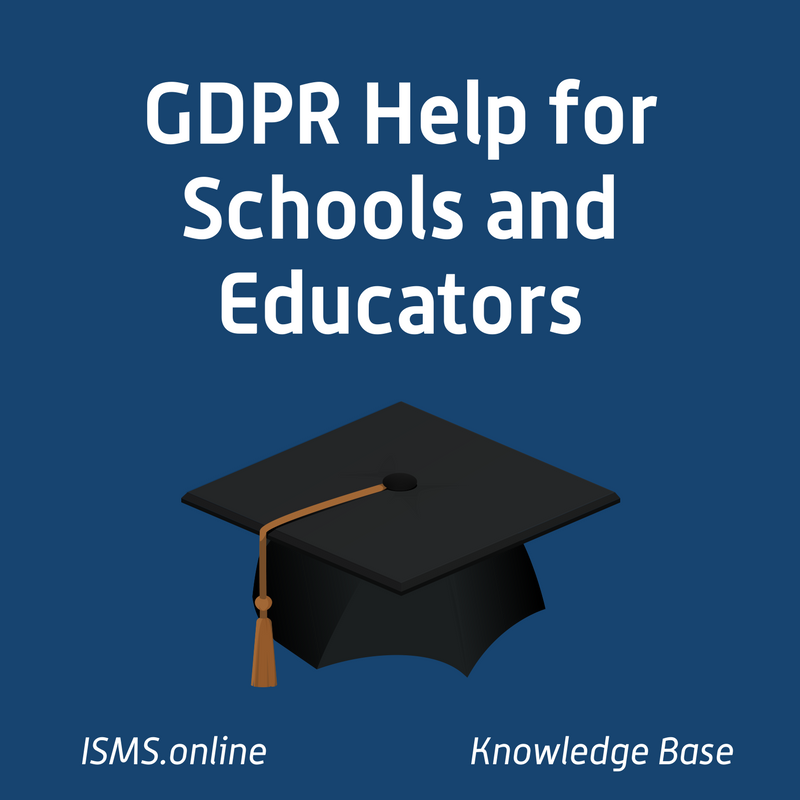 isms_online's tweet image. GDPR help for schools and educators ow.ly/G9Qf30ilDJk #GDPRWeek