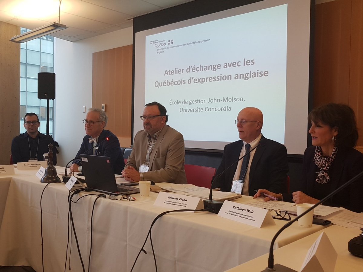 Townshippers's tweet photo. Townshippers' is back in Montreal today participating in an important exchange session between Quebec's English-speaking communities, @Kathleen_Weil and the QC's Secretariat for Relations with English-speaking Quebecers @QAHN2 @CASAGaspe @CAMI_MEDIA @YESMontreal #qcpoli #ESCQ https://t.co/K3KZiSNXXS