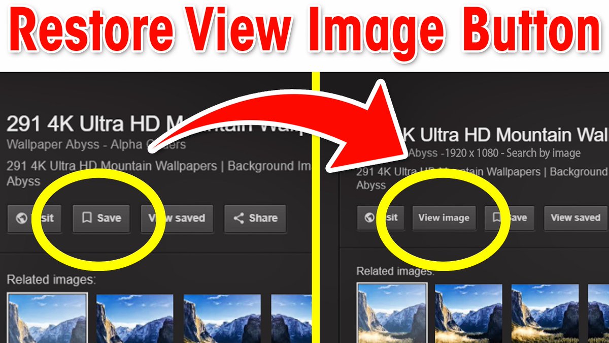 WaqarKhanHD's tweet image. Restore View Image Button in Google Image Search! #GoogleImages #imageviewbutoon #ViewImage #viewbutton #google
Watch Here: youtu.be/uUTXNC9gs9U