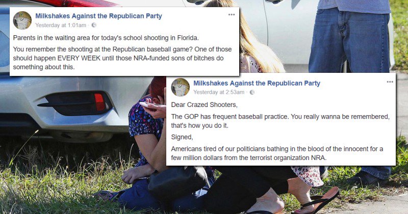 Far-Left Group Calls For Murdering Republicans as Revenge For Florida School Shooting - infowars.com/far-left-group…