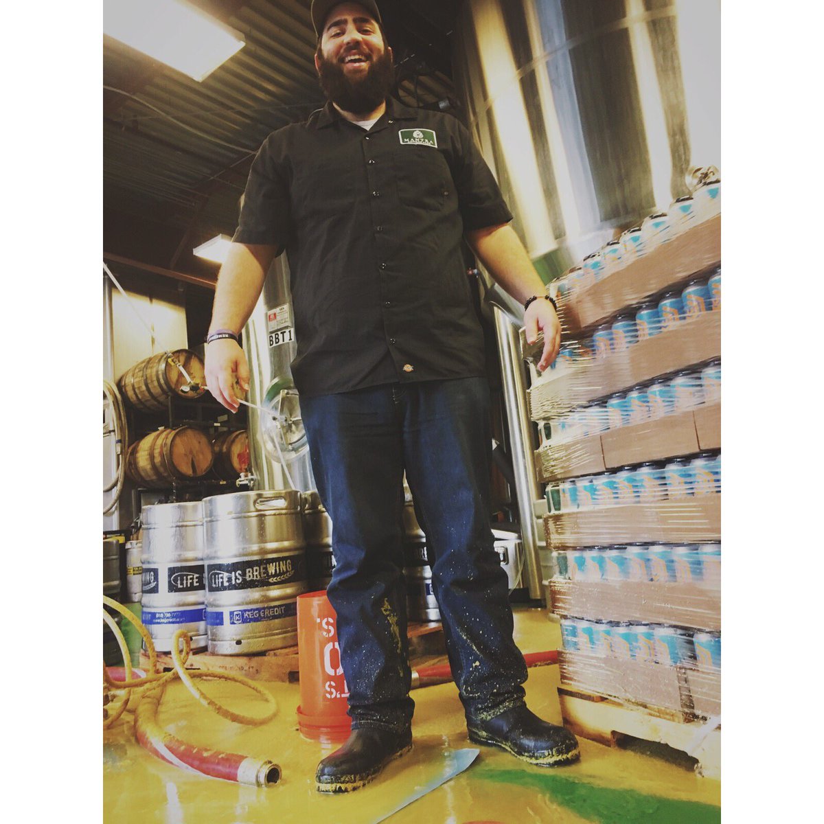 MantraArtisan's tweet photo. Austen is super HOPPY we got #humulusproject canned and ready for tomorrow! Are you ready for the haze?! #lifeisbrewing #beardsandbeer #hops #ipas #haze #localbeer #hazefordays #franklintn https://t.co/Pa5ccYgFY0