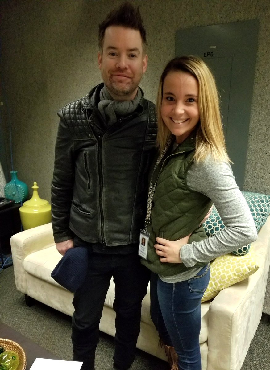 I got to meet @thedavidcook today and he is pretty darn cool. Thank you for coming on @greatdaystlouis and good luck with your concert at @DelmarHallstl tonight. #PinchMe #LifeofaProducer