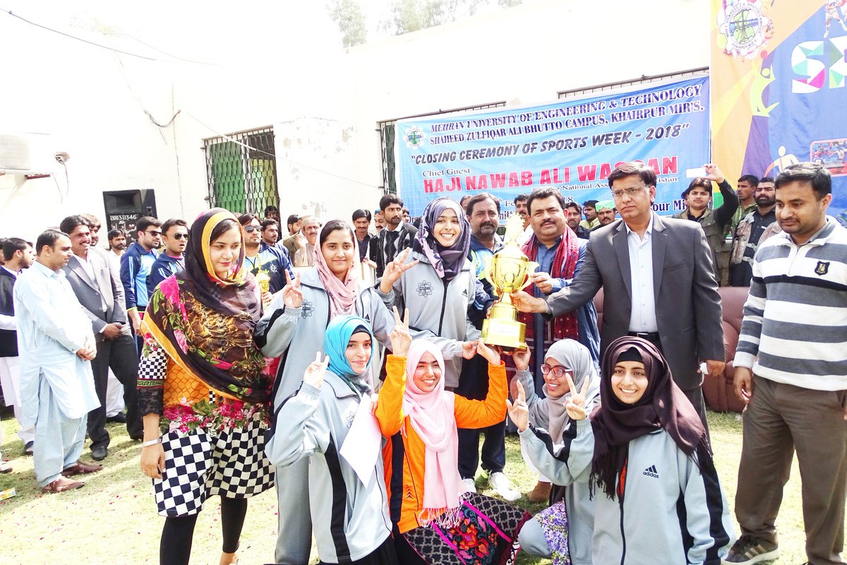 AliRaza56414000's tweet photo. PPP MNA Nawab Ali Wassan attended Final Of Sports Week @: MUET Shaheed Zulfiqar Ali Bhutto Campus &amp; distributed Awards among winners &amp; Runners.He also addressed Whole Management there and encouraged students.

@BBhuttoZardari @BakhtawarBZ @AseefaBZ @NawabAliWassan @Fida_Wassan https://t.co/nncd9e4ThO