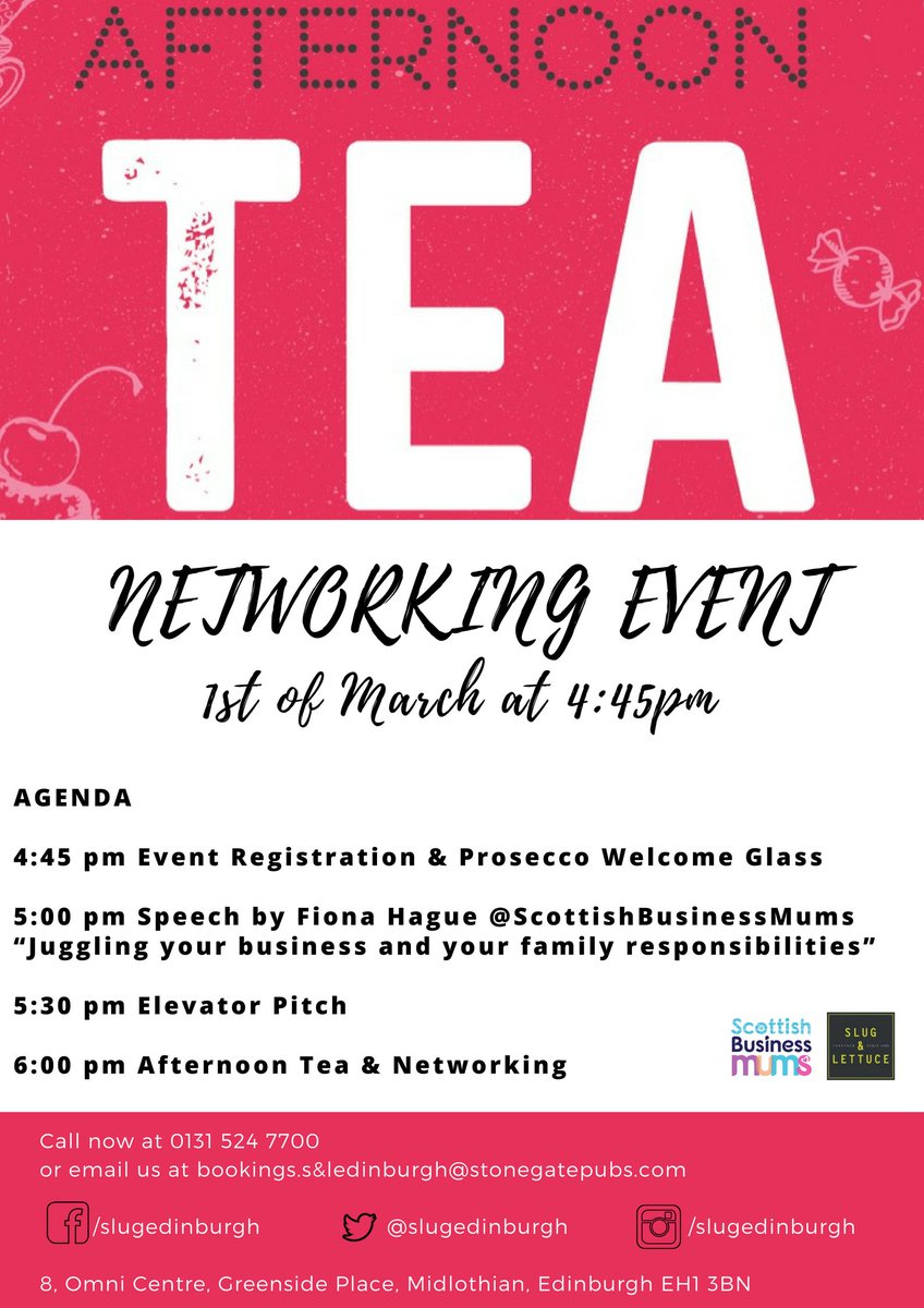 SlugEdinburgh's tweet image. Calling to like-minded professional mothers who want to share tips, exchange ideas and connect with each other book your spot! -&amp;gt;
facebook.com/events/1535918… …