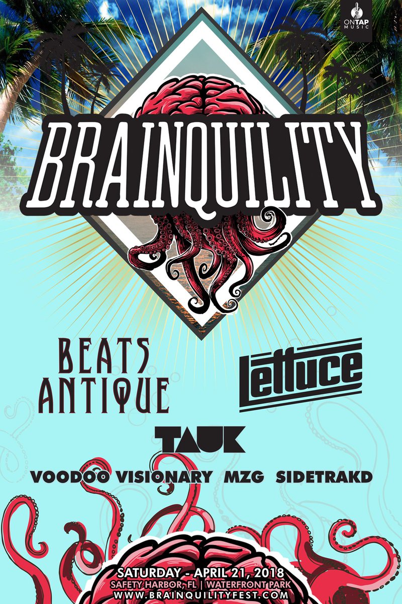 brainquilityfl's tweet photo. 🚨 TWITTER TICKET GIVEAWAY 🚨

RT + TAG a friend for a chance to win a pair of tickets to #BrainquilityFest 🧠🐙

Get Tickets 👉 https://t.co/90Gy4dPpb9

*You Must Be Following Us To Win! https://t.co/BPQKChoUfD