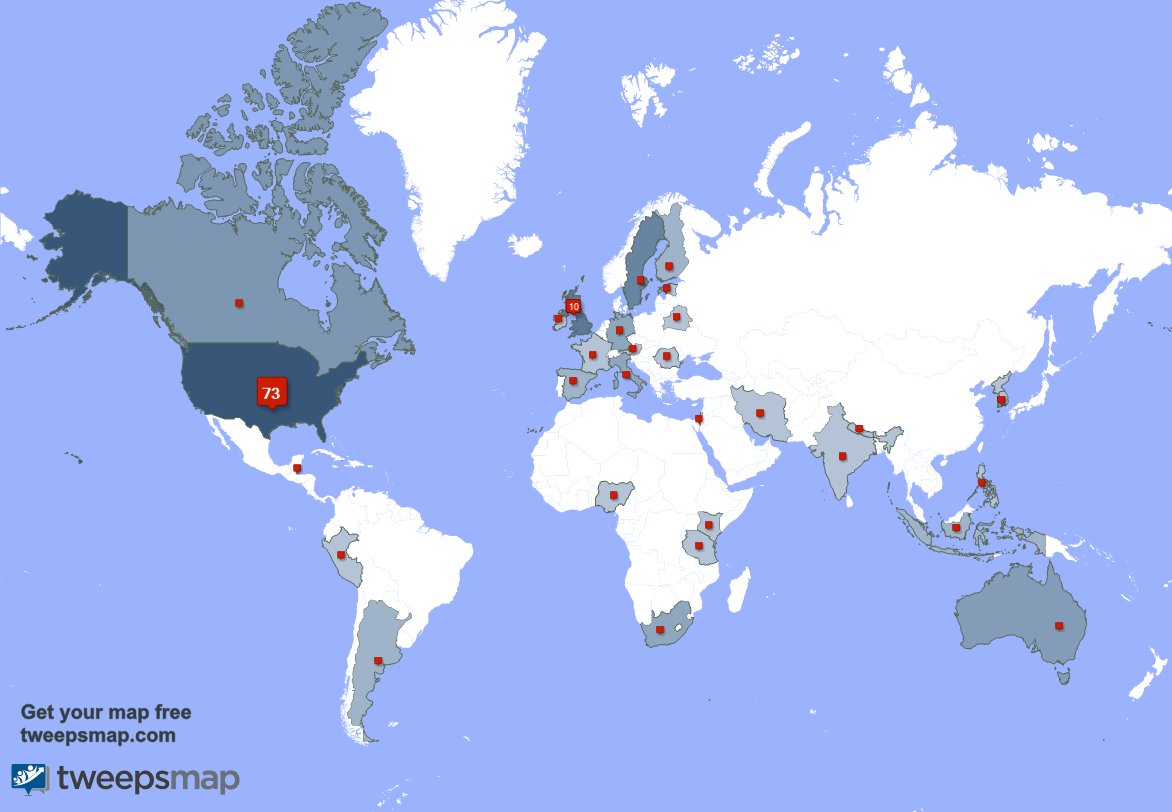 Chelmno4's tweet photo. My followers are in USA(70%), UK.(9%) Get your free map https://t.co/x0XJ9cxJbk https://t.co/lHF8zo7uY0