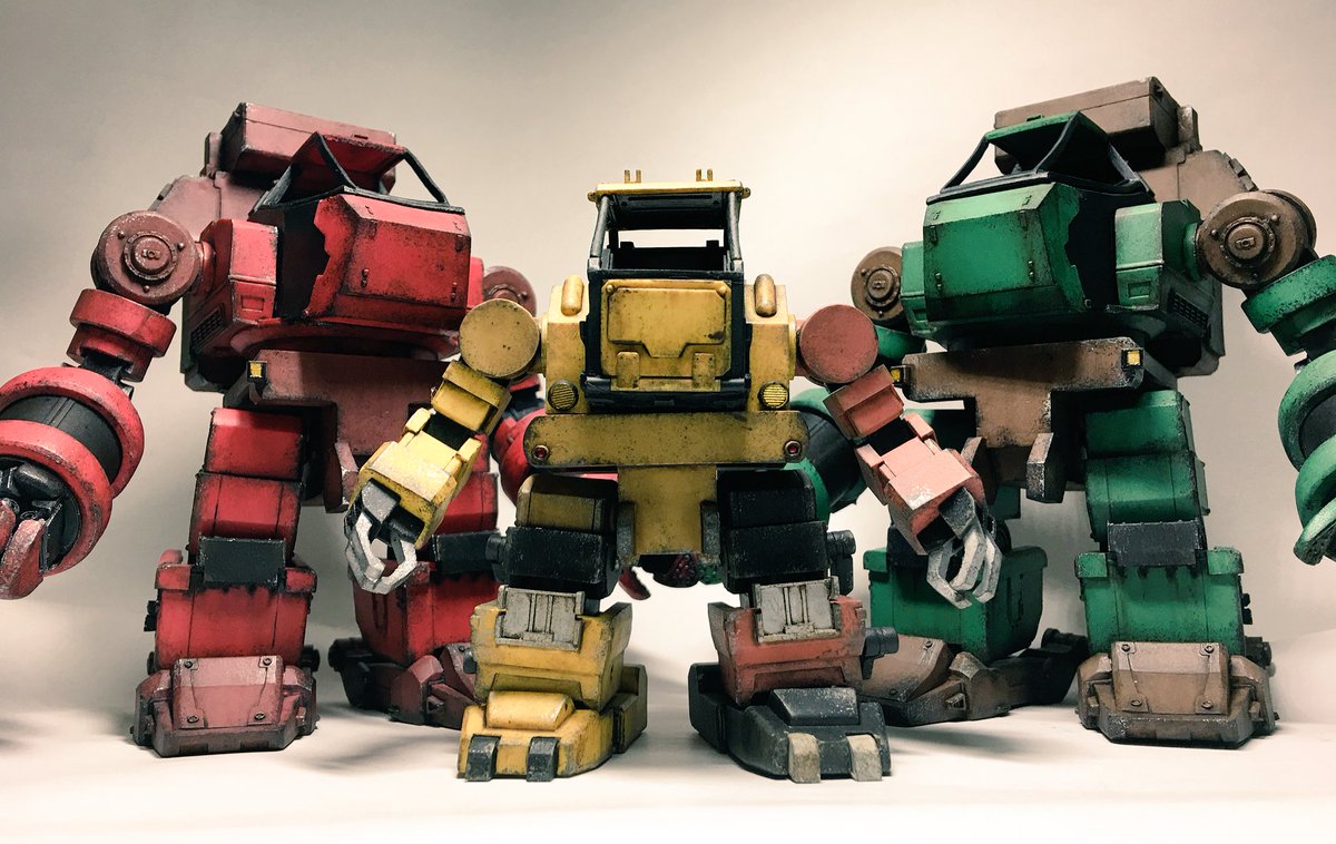 flatbase_studio's tweet image. フラットベーススタジオは2月18日に開催されるワンダーフェスティバルに参加します！
ブース5-23-10
PARALYZING TOYZさん連合軍にお邪魔させてもらいます！
今回はフル塗装仕様の1/35ロボットを販売です！
ぜひどうぞ足をお運びください！！
#wf2018w