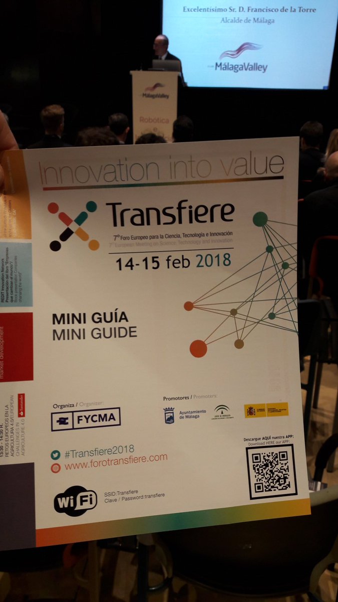 7th European forum Science, Technology &amp; Innovation ends with 5,500 B2B meetings among the 4,500 participants representing 1,700 distinct entities from 23 countries. #Transfiere2018