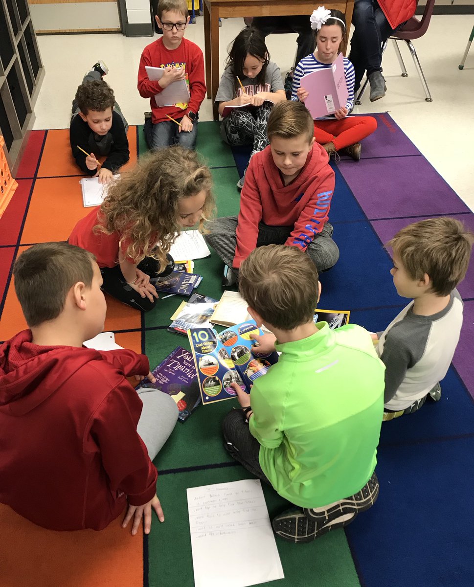 A group of 2nd grade students had the opportunity to observe a 3rd grade literature discussion group. Such a great learning experience!