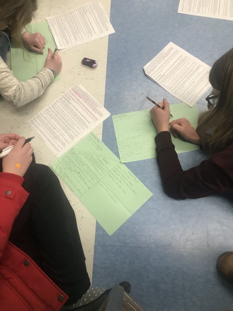 KNicholTMSD's tweet photo. Working with @valeriebest4143 today to begin our Science in the News monthly activity today! #readingapprenticeship #scienceinthenews #readlikeascientist https://t.co/2JbeURcljE
