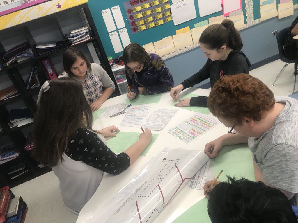 KNicholTMSD's tweet photo. Working with @valeriebest4143 today to begin our Science in the News monthly activity today! #readingapprenticeship #scienceinthenews #readlikeascientist https://t.co/2JbeURcljE