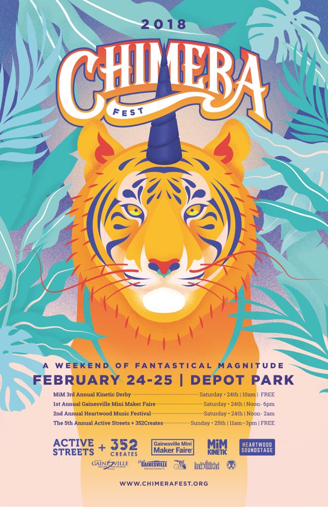 Are you ready for a weekend of fantastical magnitude? #ChimeraFest2018 is this weekend