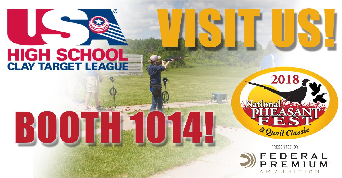 The League is in Sioux Falls, SD for PheasantFest this weekend!

Make sure you swing by our booth and say hi!