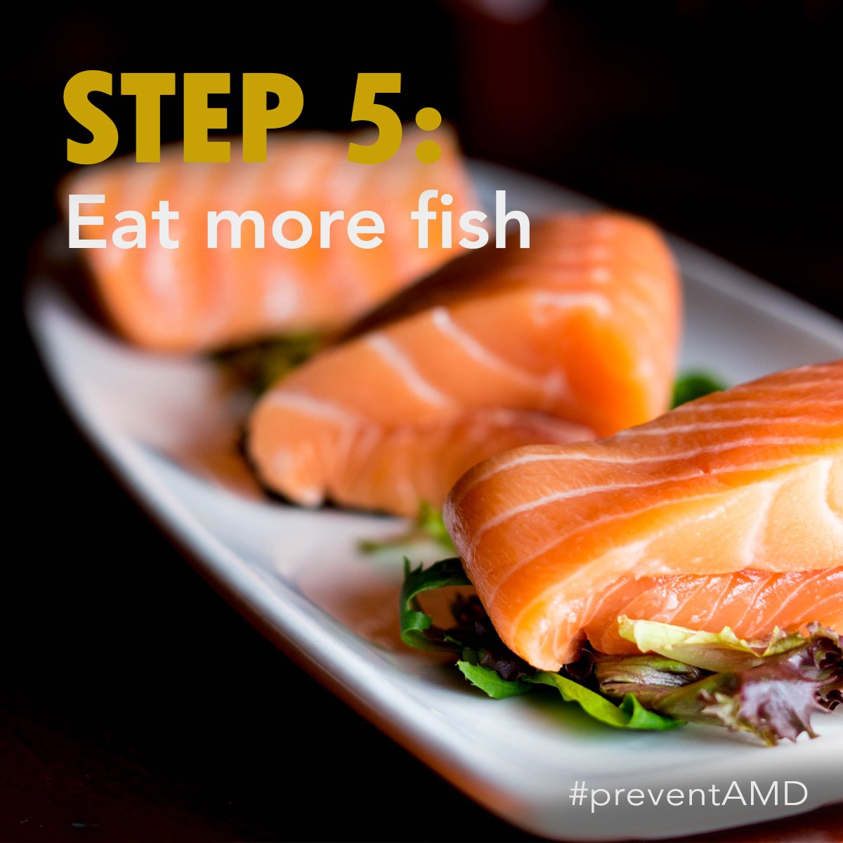 DrStamper's tweet image. At least 2 servings of fish weekly can help prevent macular degeneration. #preventAMD  bit.ly/1o2YxGT