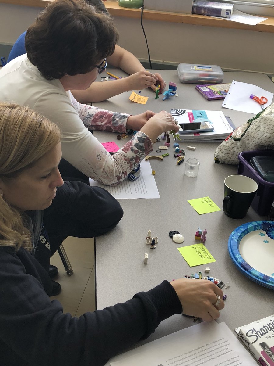 juliebaeb's tweet image. Minewashta Elementary staff trying out “Brick-Book” today - a fun way to inject creativity in the classroom!  #intentionthebook,  #criticalcreativity @nsnedden @TonkaSchools @TonkaEric @DanRyder207 @amyburvall