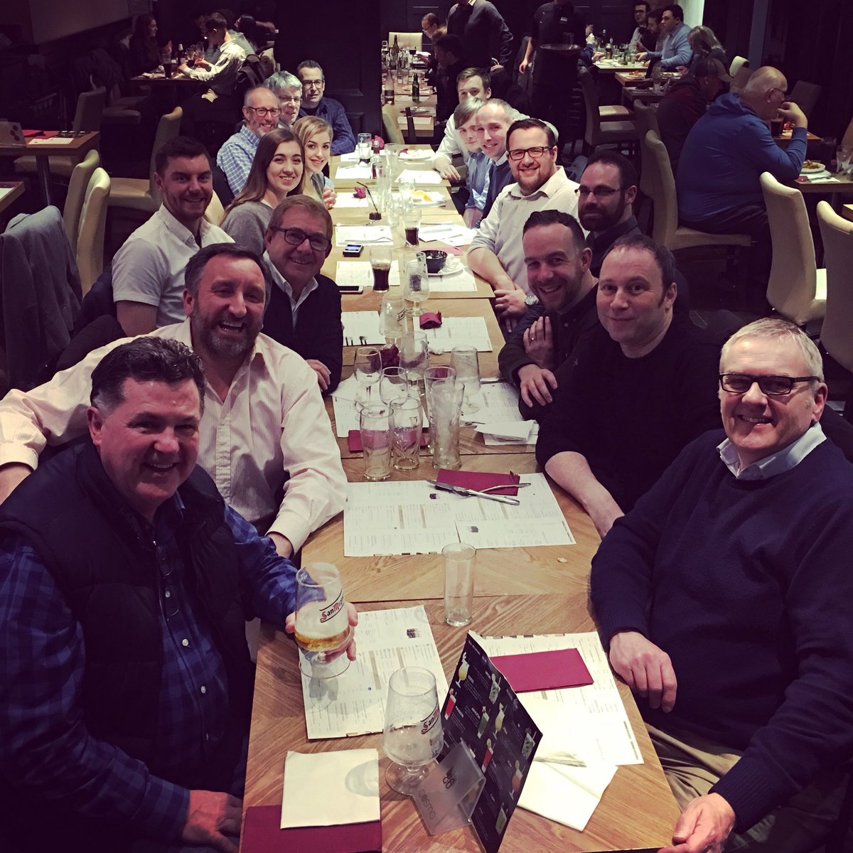 Great meal with the @CIAT_NI_Region committee Christmas dinner #betterlatethannever #biggestcommittee #thisisonlyhalf