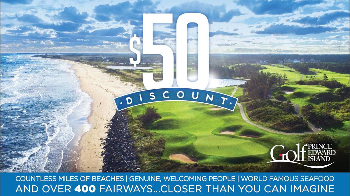 MeshMediaNet's tweet image. Who’s planning to golf in PEI this summer? Everyone who comes to the Atlantic GOLFEXPO will get a $50 off coupon thanks to @golfpei. Tickets avail atlantic.golfexpos.ca #AtlanticGOLFEXPO #Halifax #Golf #PGA