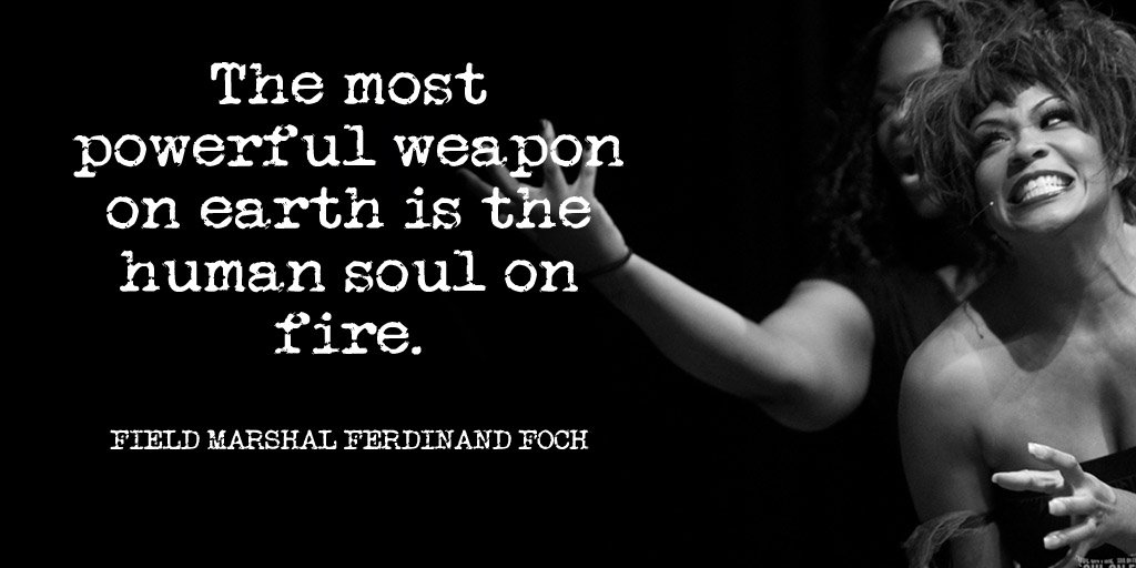 dgwebsite's tweet photo. The most powerful weapon on earth is the human soul on fire. - Field Marshal Ferdinand Foch #Leadership https://t.co/CrvMCsgNdH