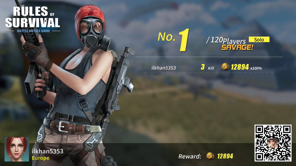 IlkhanKc's tweet photo. #RulesofSurvival https://t.co/Ceg99Fyh0N