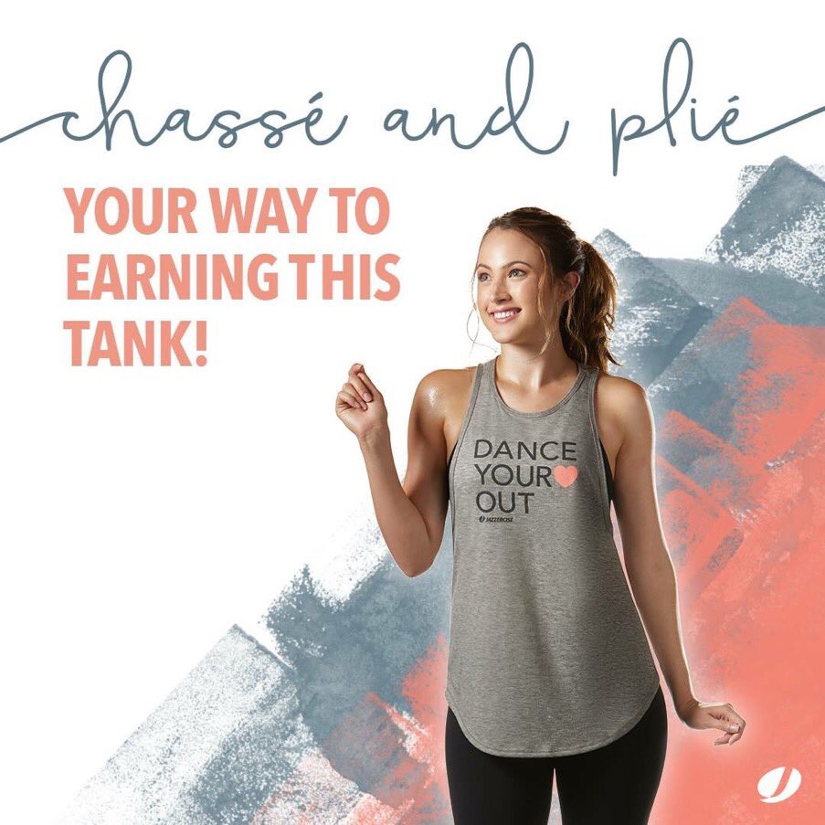 janemcjazz's tweet photo. Half way there! Who’s on track to earn their tank? #Jazzercise #HeartHealth #ChallengeYourself #24in28 https://t.co/8Tjqtyf85I