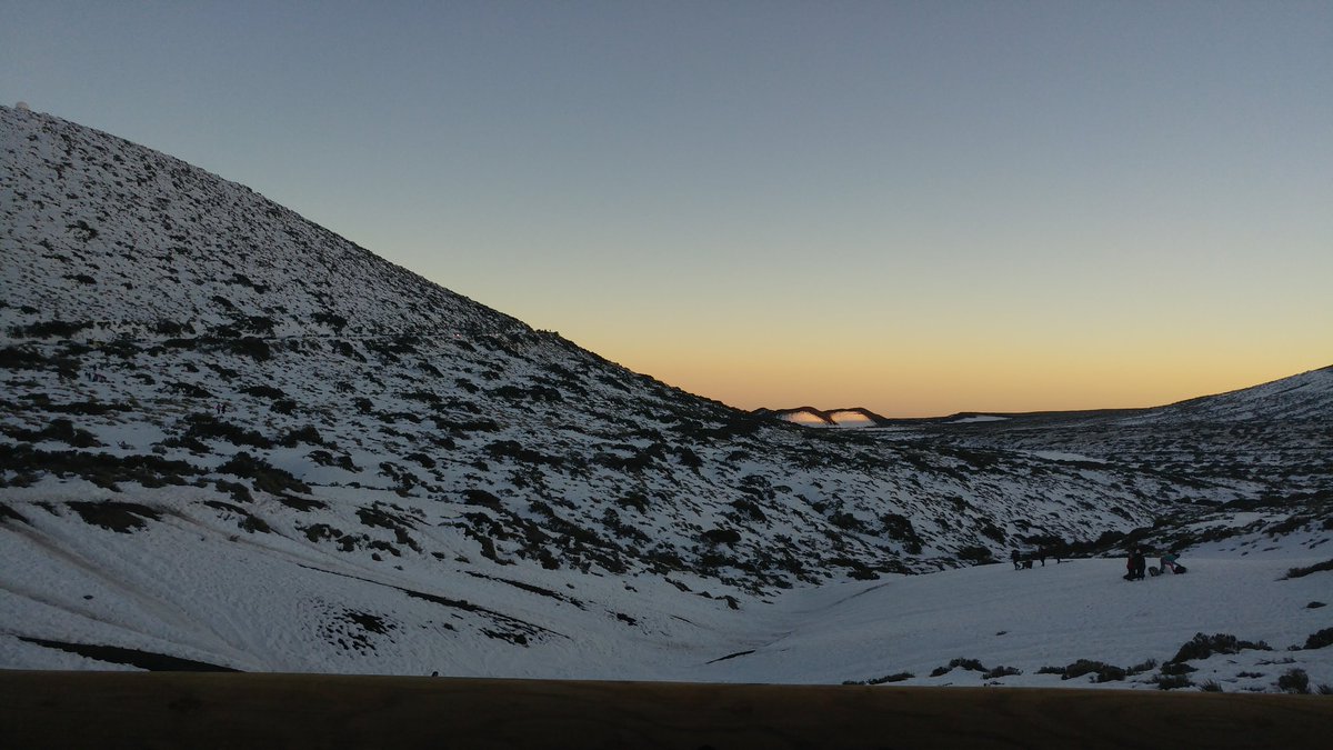 Tarde en la nieve!
#Teide 
#Tenerife