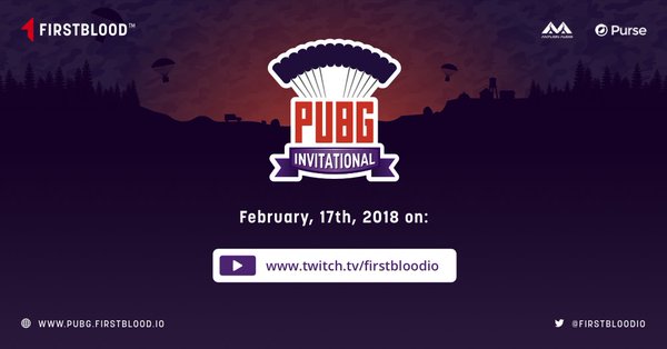 Happy to announce we'll be competing in the <a href="/firstbloodio/">FirstBlood - Daily Tournaments</a> Invitational tomorrow at 13:00 EST. Be sure to check out the full lineup and where to catch the event live on their website: pubg.firstblood.io