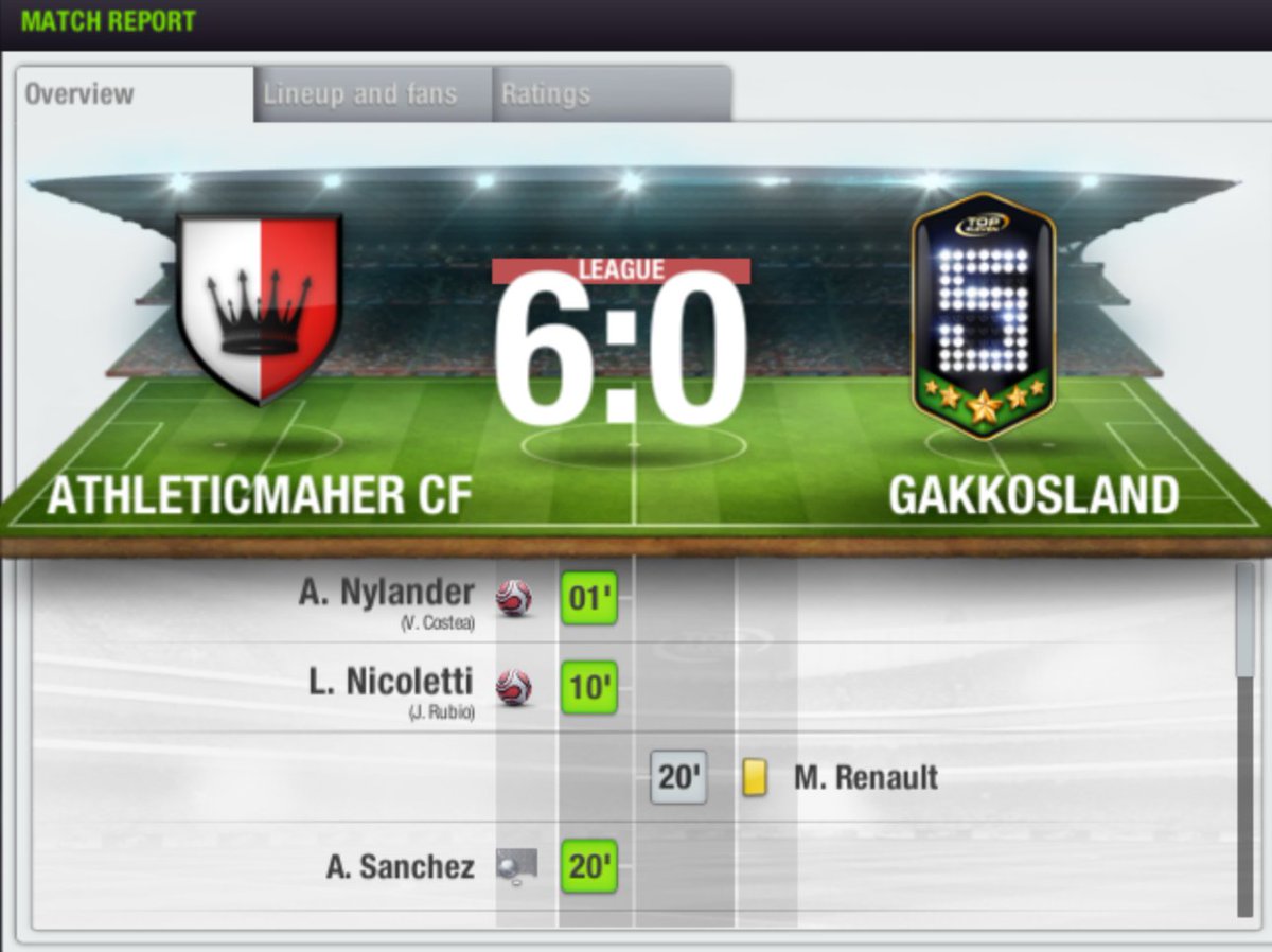 AthleticMaherFC's tweet photo. Huge Win in front of our fans today!
Thanks for the Support.
#VAMOS_ROJIBLANCOS #TopEleven #L28 #ATMLiga https://t.co/j9ljYGkK8H