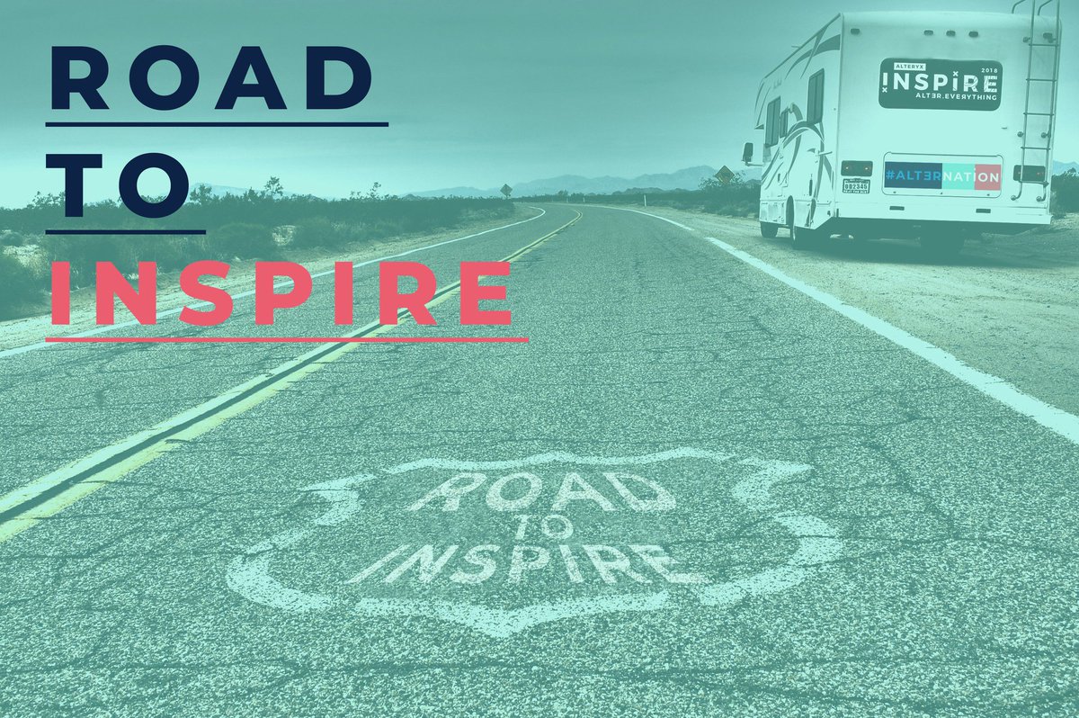 alteryx's tweet photo. Join the #AlterNation &amp; share how Alteryx alters your life &amp; work! Submit your story for a chance to win a spot on the Road to Inspire video series, a free pass to the Inspire 2018 conference, &amp; other fabulous prizes. Submission details here! #Alteryx18  https://t.co/mNPeHdyjFj https://t.co/rsyv33jWHB