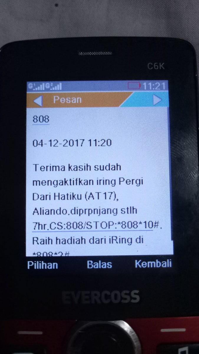 barakaadji's tweet photo. @arena_musik ,mau dong ? makanya aktifan iring kirim sms ke 808 #iRingHeboh https://t.co/E9RZRDlG58