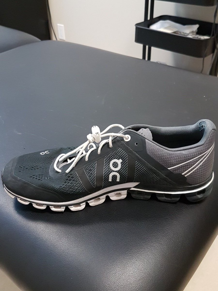 nick_ont's tweet photo. You've given me many good miles Cloudflow, but you must be retired. Thanks for the memories (pain that is). Time to head to @TriItMultisport and get some new @on_running gear to start the prep for Ironman Boulder. https://t.co/tGxYFLer7l