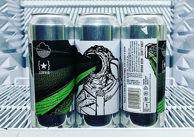 OMABarcelona's tweet photo. Nos acaban de llegar unas latas de esta maravilla “THERE’S A BEER IN MU FRIDGE AND I NEED A DRINK” IPA (abv 7,2%) by @LervigBeer &amp; @cloudwaterbrew 🍻🍻🍻 https://t.co/j7MSAGqaZL