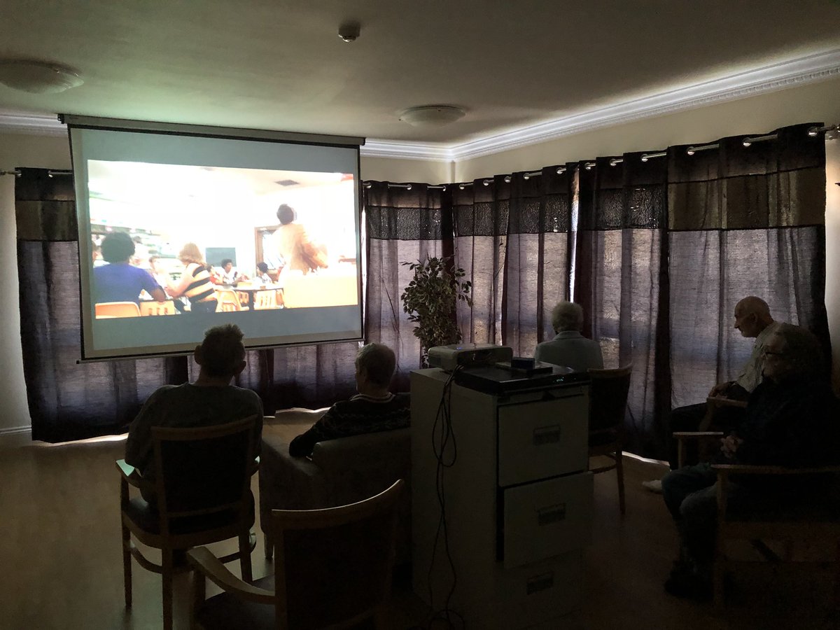 Christe44270318's tweet photo. Our Residents enjoying film in our own Cinema Room @HC_One https://t.co/v67xv5yebs