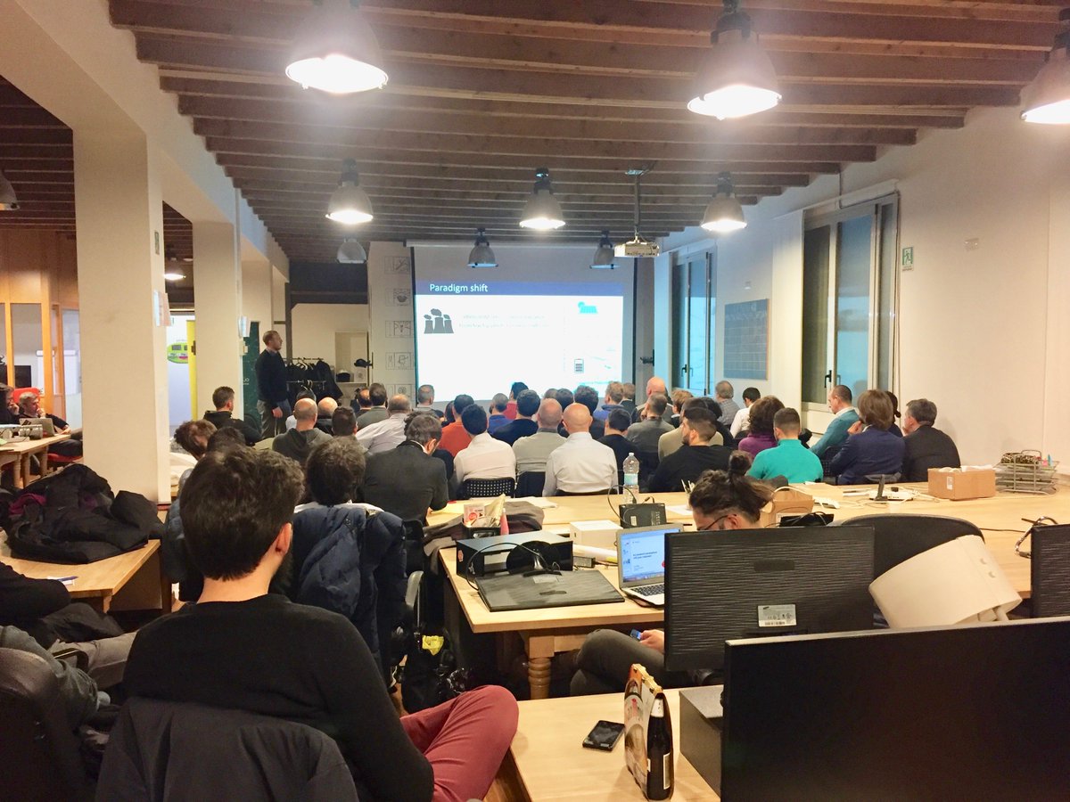 hive_power's tweet photo. From yesterday’s #BlockchainMilano MeetUp @Mikamai, our CEO @gianlucacorbe presenting #HivePower. For updates on next events add us on telegram https://t.co/fI0MiFd8rD
#GreenTech #Blockchain #Renewables #smartgrid #Ethereum https://t.co/z4S7pPW5mr