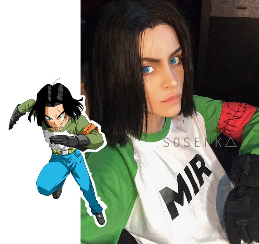 eugoku's tweet image. O melhor cosplay do Androide Número 17