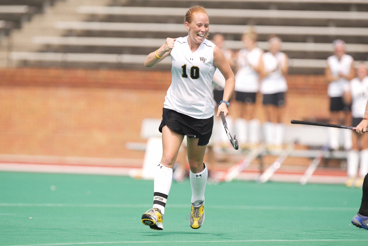WakeCoachJamie's tweet photo. Ladies and Gents, the newest member of the Wake Forest Hall of Fame @laurencrandall 👏🙌🏑 Cool Stats: two-time first team All-American, ‘06 ACC Tournament MVP, and two-time ACC and NCAA champion #goCran #godeacs 🎩 https://t.co/8T9cAB17QG
