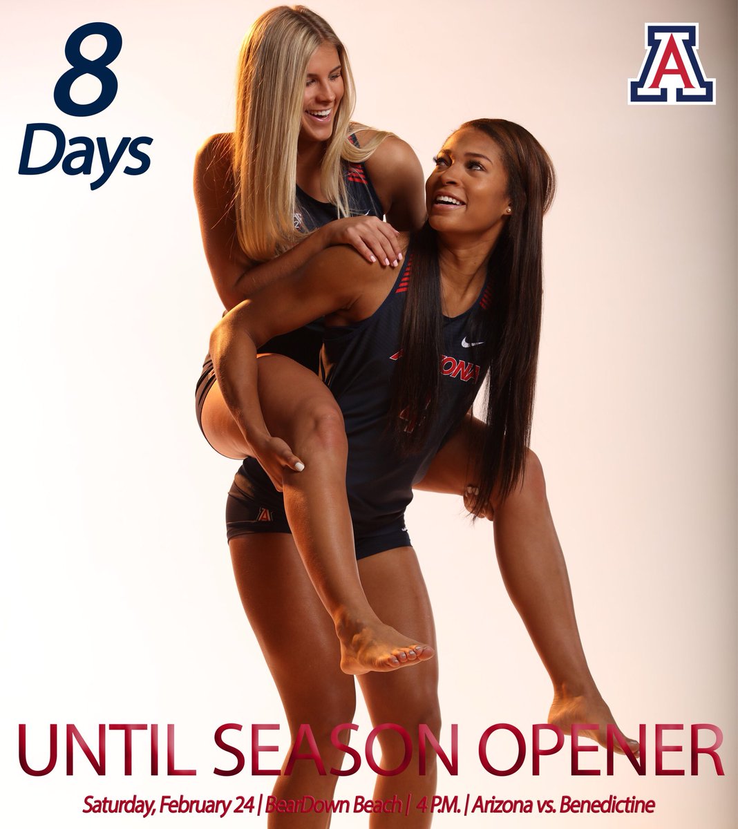 ArizonaBVB's tweet photo. We can’t wait. Only 8 days left until season🙊 https://t.co/NNxFKxJreh