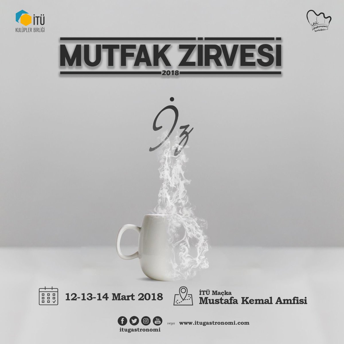 itugastronomi's tweet photo. Hayata iz bırakmamıza sadece 24 gün kaldı...🙈 Mutfak Zirvesi katılım formu linkte sizleri bekliyor 👍🏼 https://t.co/1LReakDICB https://t.co/CVjlBfA2Q3