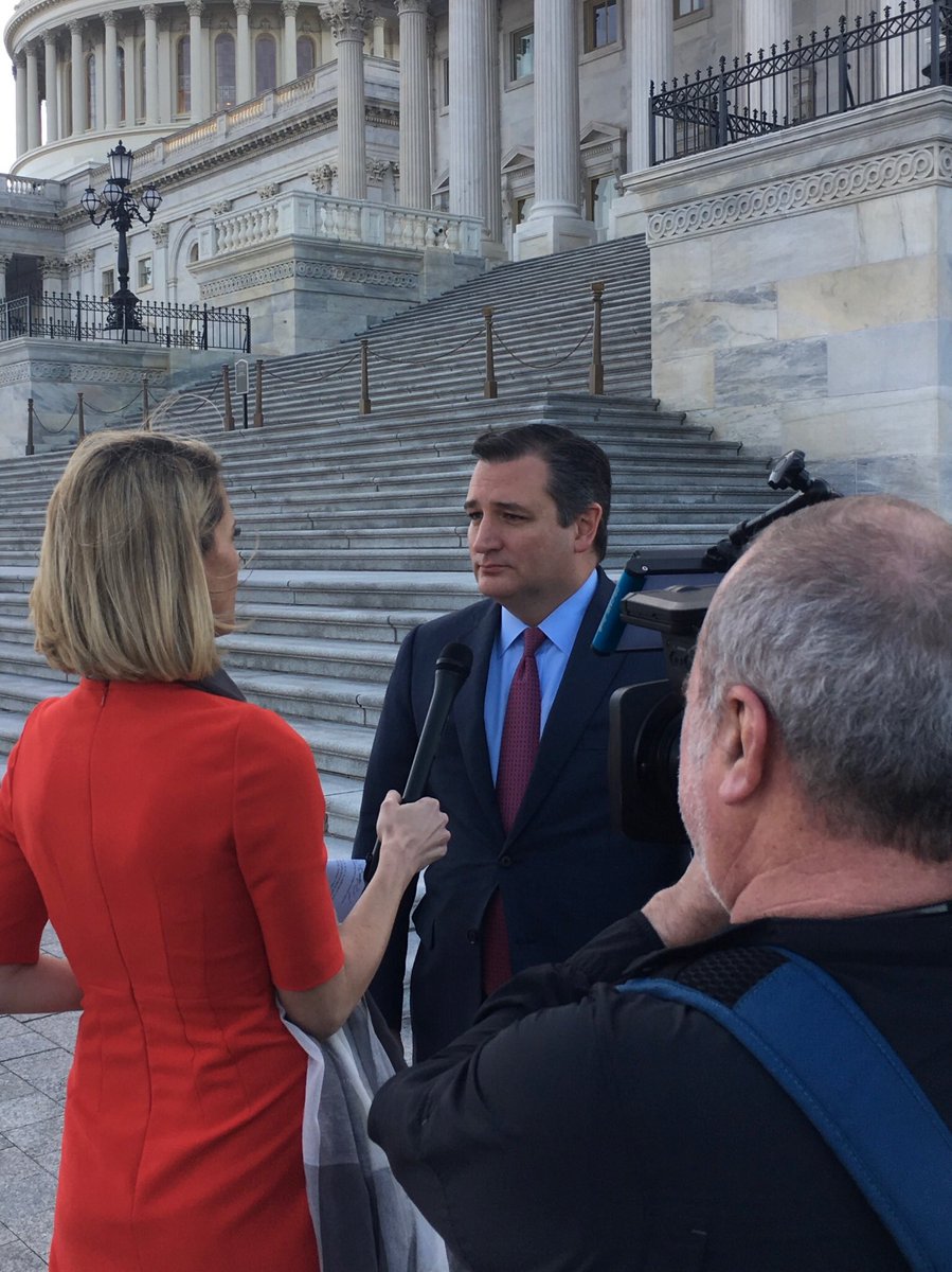 Here's a pic of the @CNN interview -- a 15-min exclusive given yesterday -- that y'all still haven't aired... (While falsely claiming I'm 'afraid' to talk to CNN.) tedcruz.org/news/ted-cruz-…