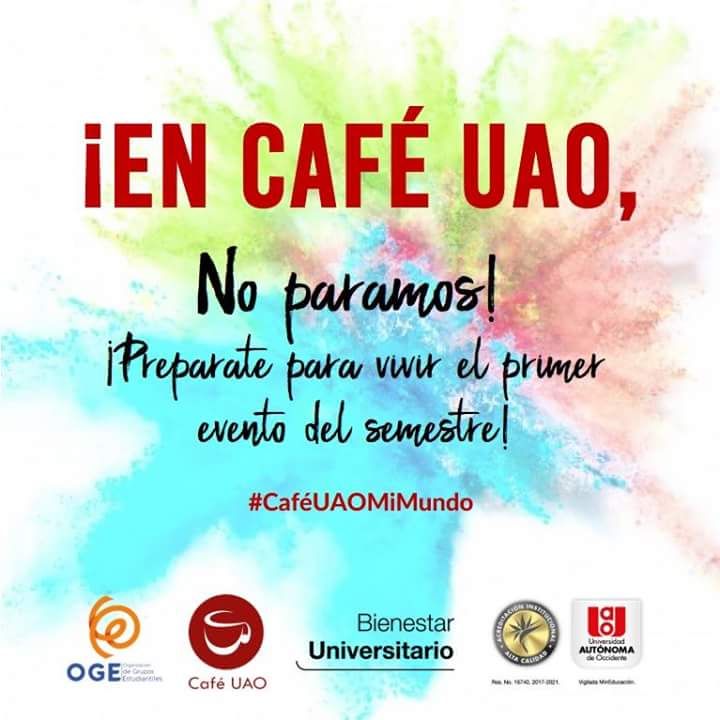 CafeUAO's tweet photo. ¿Pensabas que este semestre no habría Café UAO? • Prepárate para vivir el mejor evento de inicio de semestre 💥 pronto sabrás toda la información • #CafeUAOMiMundo 🔥 https://t.co/Mqqu7QzDyT