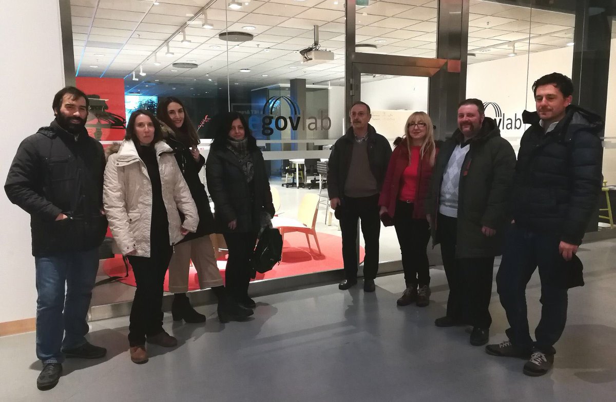 Myrsini_G's tweet photo. Super happy to have hosted at @eGovLab our friends from @InterregCismob great workshops &amp; ideas #innovation #smartcities https://t.co/POUg6NQNST