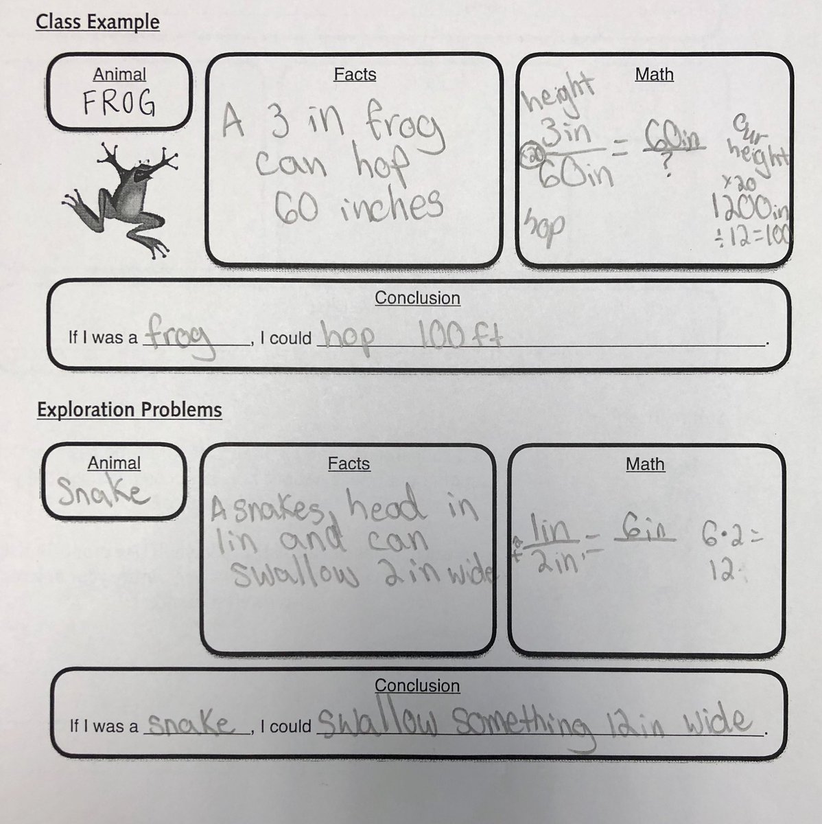 MissSeventhMath's tweet photo. Favorite day of our proportions unit! Using literacy in math! #proportions #literacy https://t.co/KVzwy28JLh