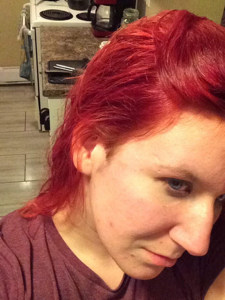 SemiMorgan's tweet photo. Before and after. I miss my pink. https://t.co/dFK0QJ0Btq